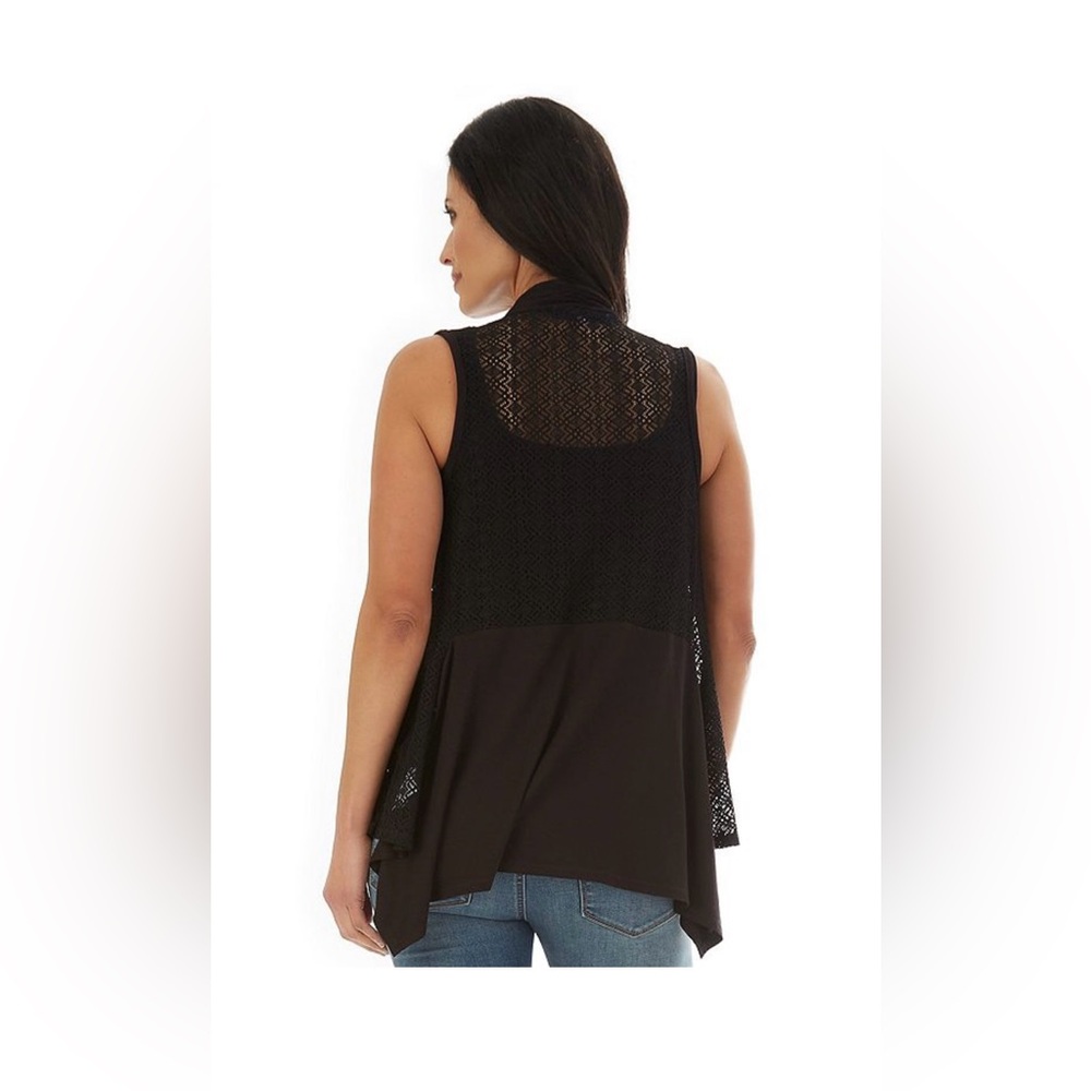 NWT Apt. 9 Sleeveless Knit and Lace Vest XXL